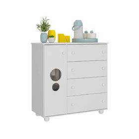 Cómoda Top baby blanco 4 cajones