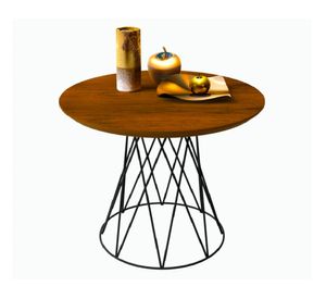 Mesa de centro redonda JB8040-CA caramelo