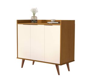 Buffet Luxor 3 puertas caramelo/perla