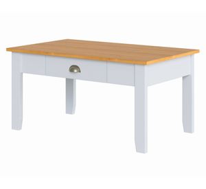 Mesa de centro Ludlow blanco/miel