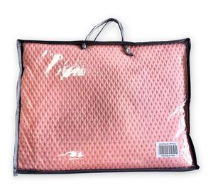 Quilt Atenas rosado 1.5 plazas