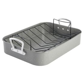 Bandeja asadera Greystone 31x40 cm 2 piezas