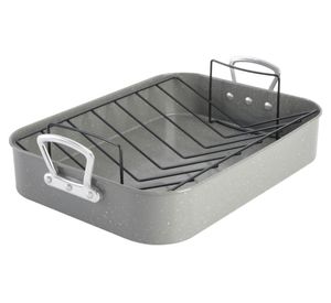 Bandeja asadera Greystone 31x40 cm 2 piezas