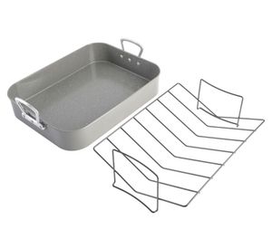 Bandeja asadera Greystone 31x40 cm 2 piezas