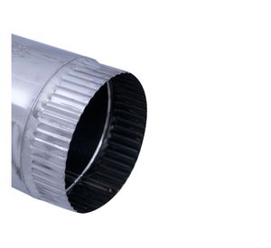 Cañón 5x1 m acero inoxidable plateado Amesti