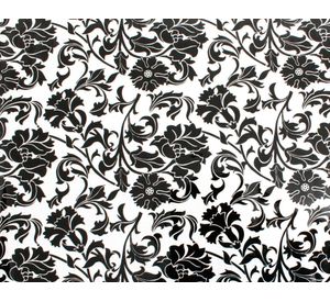 Papel autoadhesivo 2x0,45 m flores negras 23422 Muresco