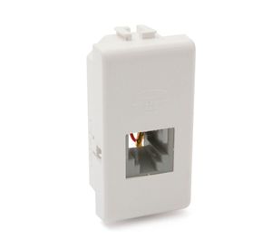 Modulo enchufe teléfono rj 11 blanca matix Bticino