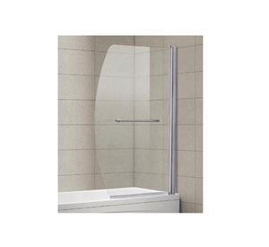 Batiente 140x85 cm 5 mm transparente con manilla Vessanti