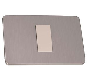 Interruptor placa armada simple 10A Orión beige Schneider