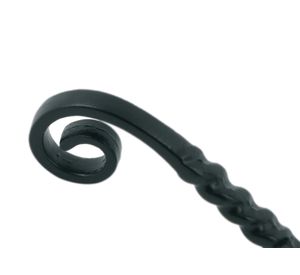 Percha doble 140 mm 573 negro Utillar