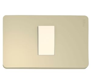 Interruptor placa armada simple 10A Orión marfil Schneider