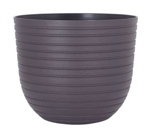 Macetero 20 cm Havana waves antracita Outzen