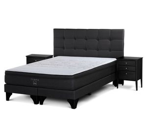 Box spring king Tempo base dividida patas + set Issey Rosen