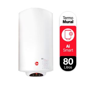 Termo eléctrico digital 80 litros blanco Rheem.