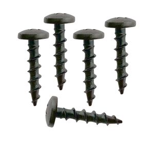 Tornillo madera cabeza lenteja rosca gruesa 8x30 5 un.