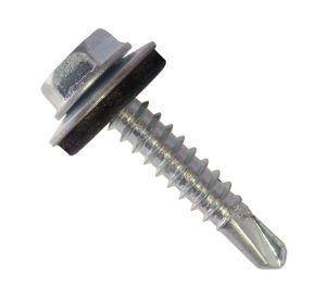 Tornillo autoperforante Hexagonal con golilla 8x1" 5 unidades