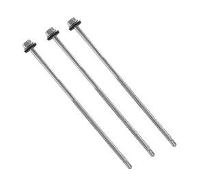 Tornillo autoperforante Hexagonal con golilla 1/4x7" 3 unidades