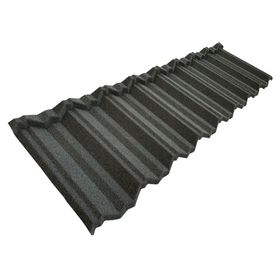 Teja gravillada 0.4x420x1340 mm Venecia negro