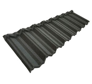 Teja gravillada 0.4x420x1340 mm Venecia negro