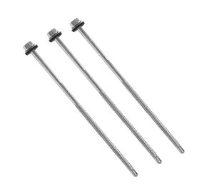 Tornillo autoperforante Hexagonal con golilla 1/4x6" 3 unidades