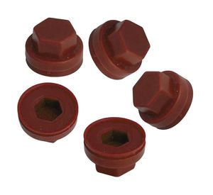 Tapa Rojo 5/16" 5 unidades