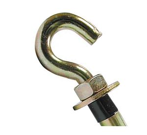 Cáncamo métrico abierto M8x40 mm 2 unidades