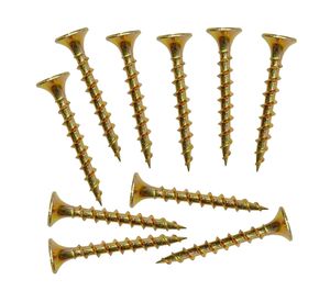 Tornillo drywall para madera rosca gruesa 6x1-5/8" 10 un.