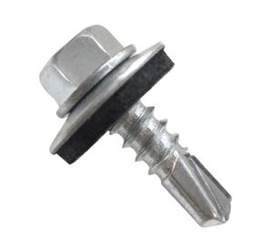 Tornillo autoperforante Hexagonal con golilla 8x5/8" 5 unidades