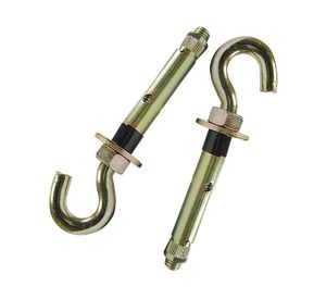 Cáncamo métrico abierto M10x60 mm 2 unidades