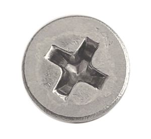 Roscalata cabeza plana inoxidable 8x1 1/2" 5 unidades