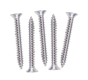 Roscalata cabeza plana inoxidable 10x1 1/2" 5 unidades