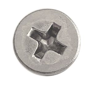 Roscalata cabeza plana inoxidable 10x1 1/2" 5 unidades