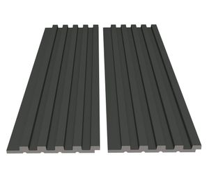 Revestimiento muro Intensity Poliestireno gris oscuro 12 mm 2.09 m2