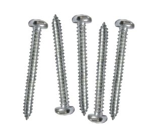 Roscalata cabeza binding inoxidable 8x1 1/2" 5 unidades