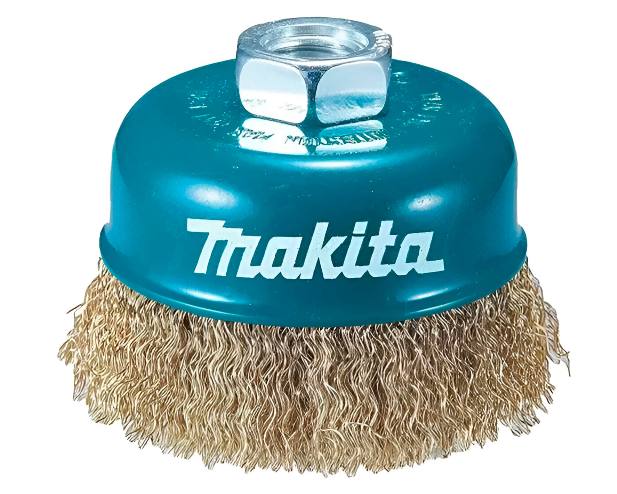 Grata copa acero rizado D-55360 90 mm x M14