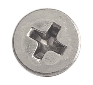 Roscala plana inoxidable 6x1/2" 5 unidades