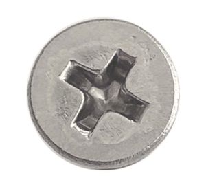 Roscala plana inoxidable 8x1/2" 5 unidades