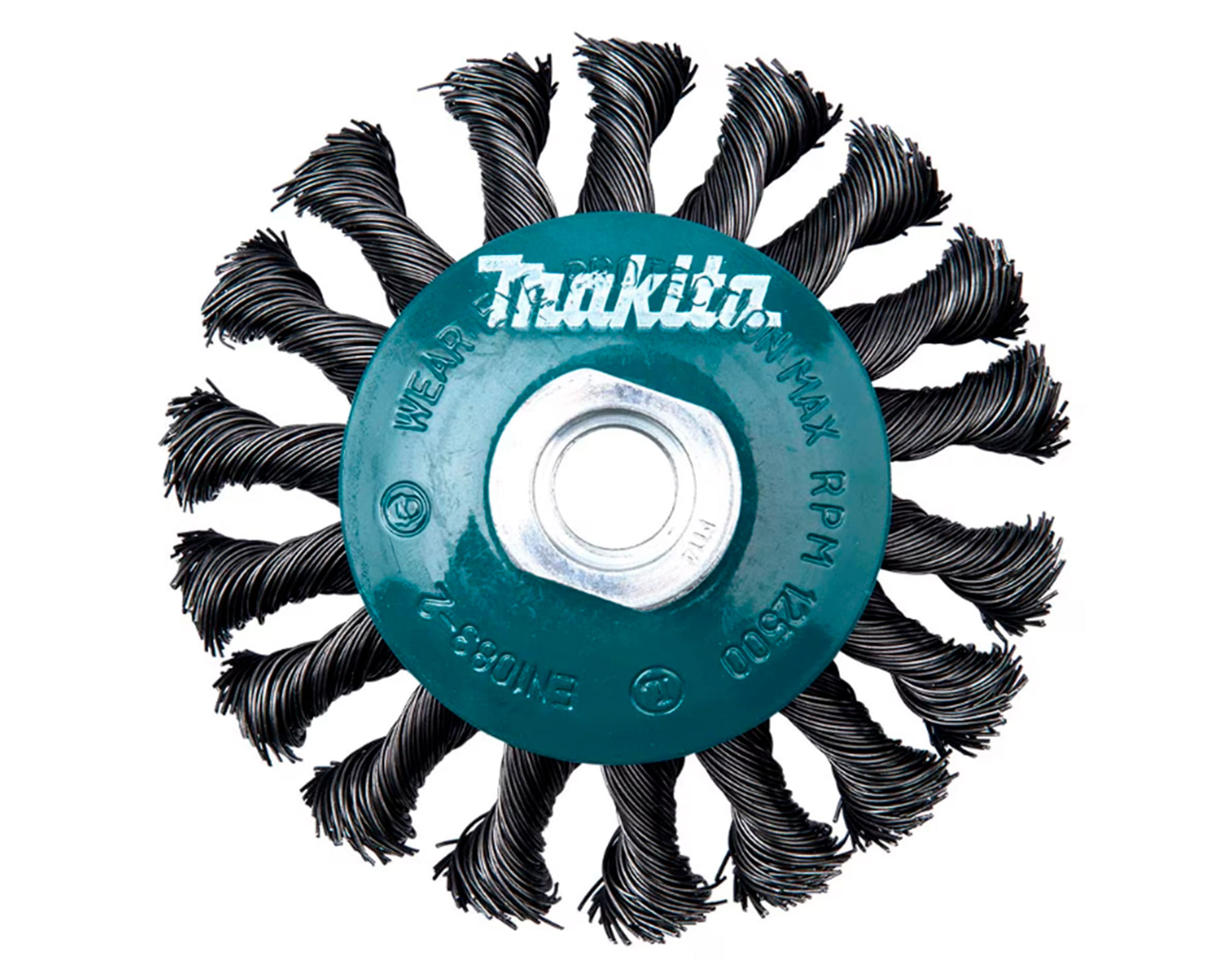 Grata circular D-55407 acero trenzado 4'' x M14