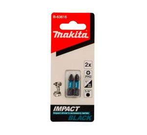 Punta Impact Black PH2 25 mm 2 un