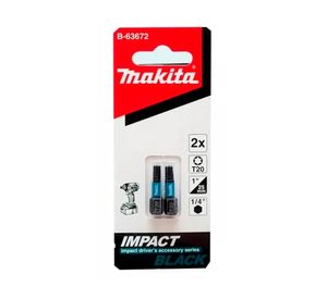 Punta Impact black T20-25 mm 2 un.