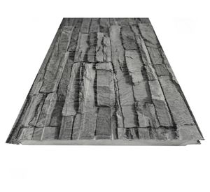 Siding metal 1.6x38x380 cm gris piedra