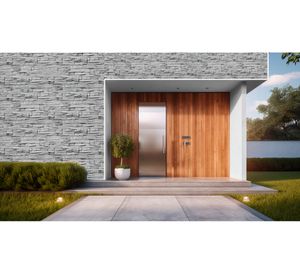 Siding metal 1.6x38x380 cm gris piedra