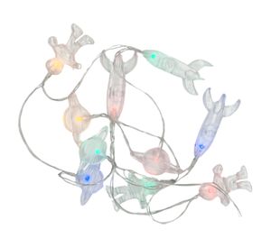 Guirnalda figuras espaciales 3 V luz RGB