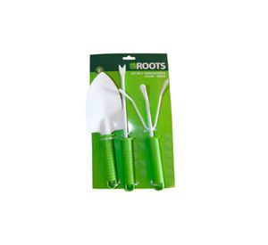 Set 3 herramientas de jardín Roots