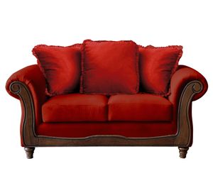 Sofá Rímini 2 cuerpos burdeo Latam Home