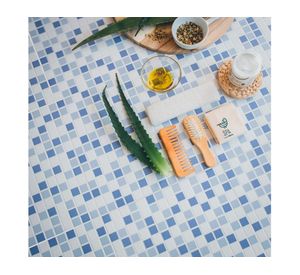 Cerámica para muro Aqua mix azul 33x33 cm 2.07 m2