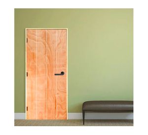 Puerta terciado pre colgada Dual puelo 80x200 cm