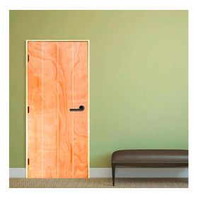 Puerta terciado pre colgada Dual puelo 70x200 cm