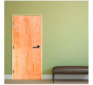 Puerta terciado pre colgada Dual puelo 70x200 cm