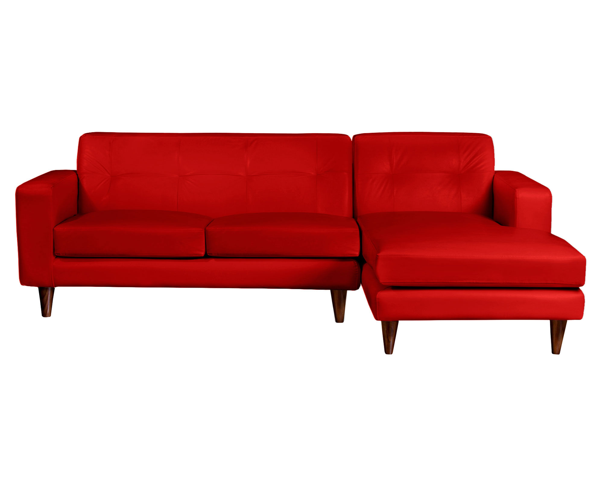 Latam Home Sofá seccional Salerno derecho rojo Latam Home